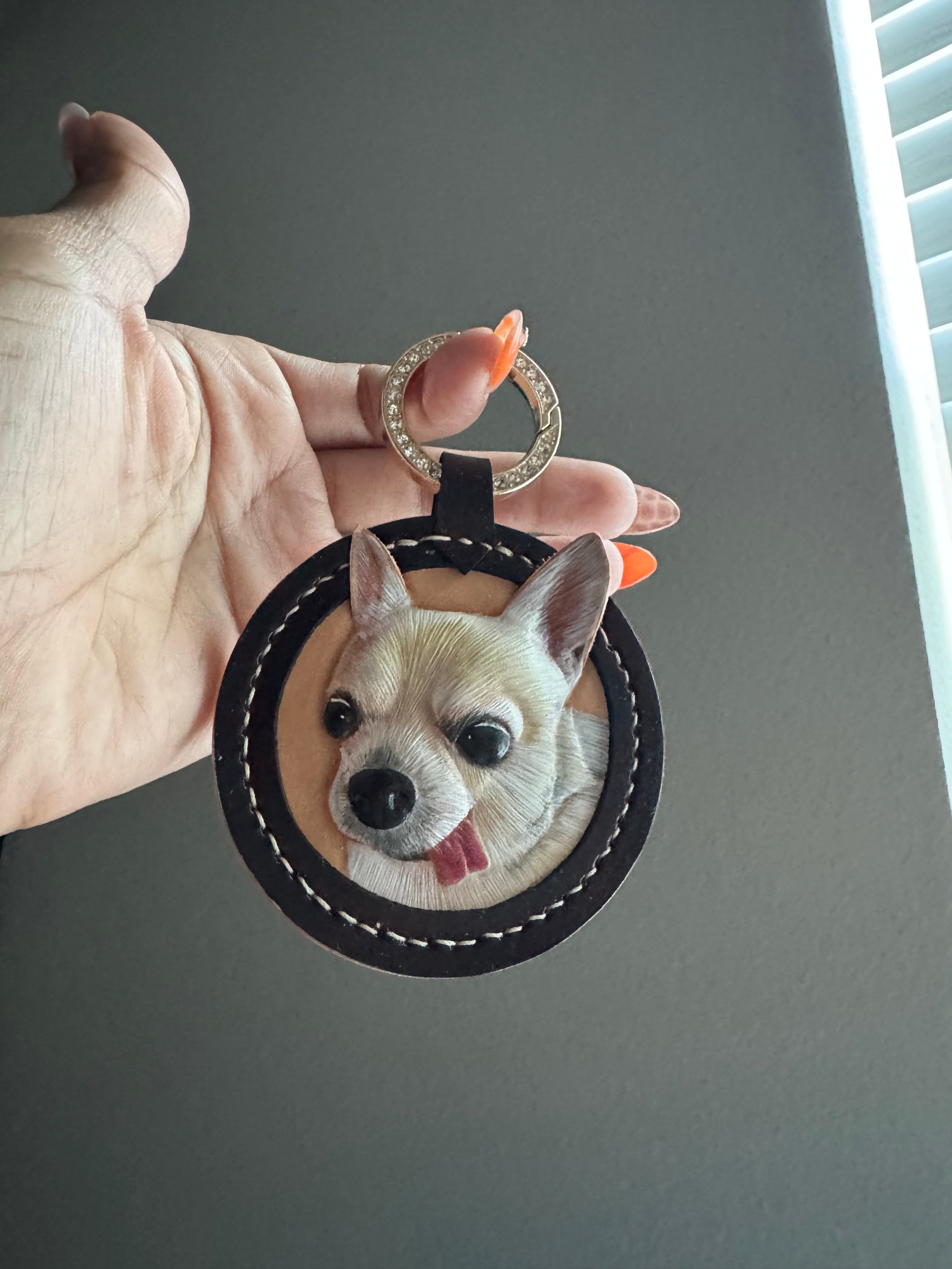 ART FUREVER - custom pet leather carving portrait - engraved vegetable-tanned leather - lifelike pet features and fine craftsmanship