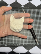 ART FUREVER - custom pet stone clay sculpture - personalized handmade clay pet figurine - realistic details and lifelike texture